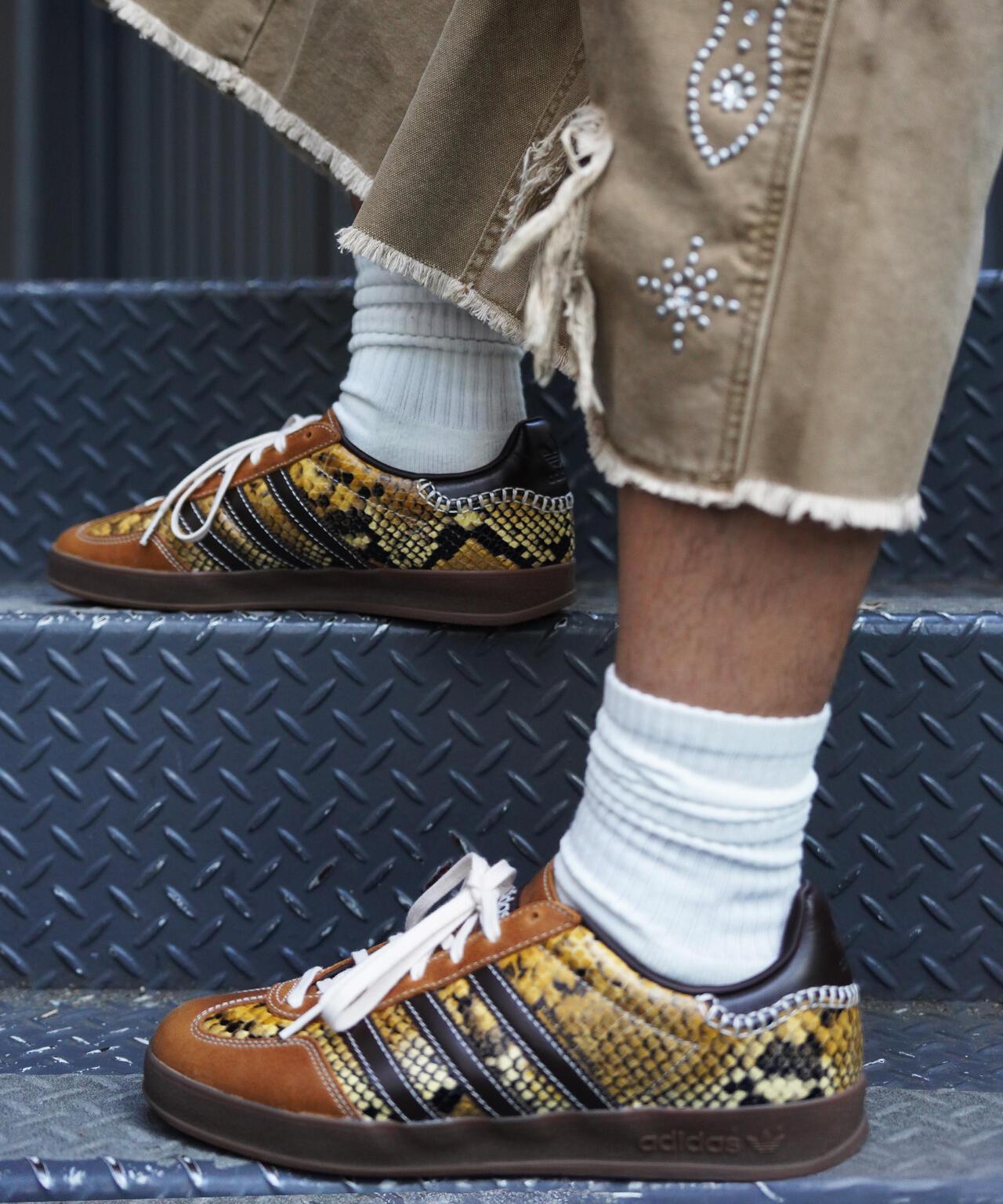 adidas Originals by Wales Bonner 蛇紋設計 休閒運動鞋 WB GAZELL SNAKE
