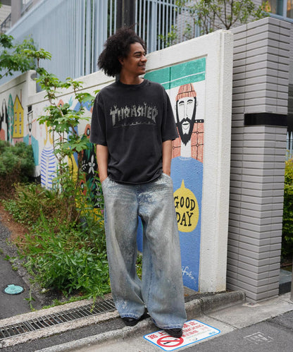 Thrasher LINESTONE TEE LHP限定 水鑽短袖T恤