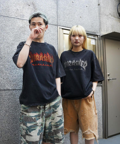 Thrasher LINESTONE TEE LHP限定 水鑽短袖T恤
