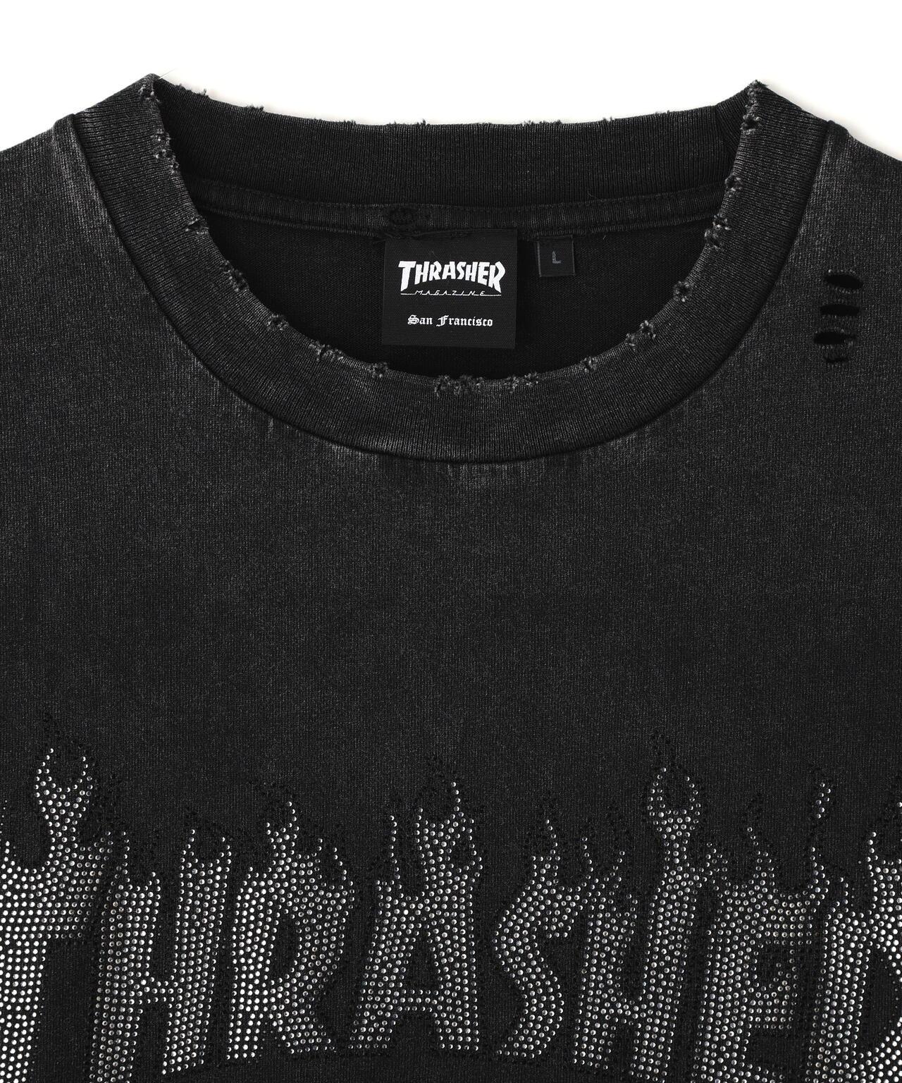 Thrasher LINESTONE TEE LHP限定 水鑽短袖T恤