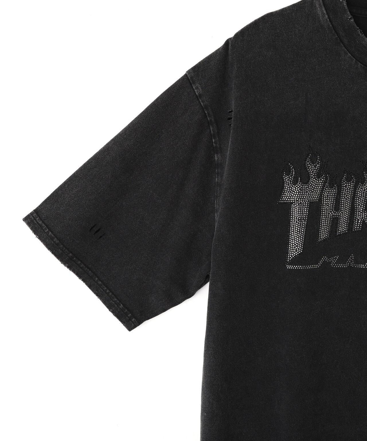 Thrasher LINESTONE TEE LHP限定 水鑽短袖T恤