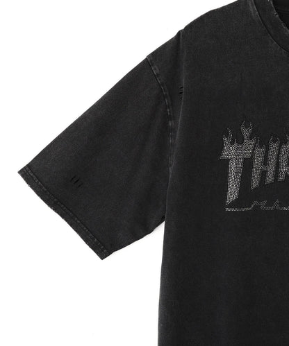 Thrasher LINESTONE TEE LHP限定 水鑽短袖T恤