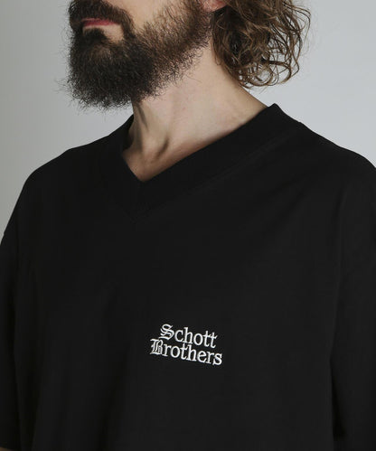 B.S. V NECK T-SHIRT ブラックシープ V領T恤