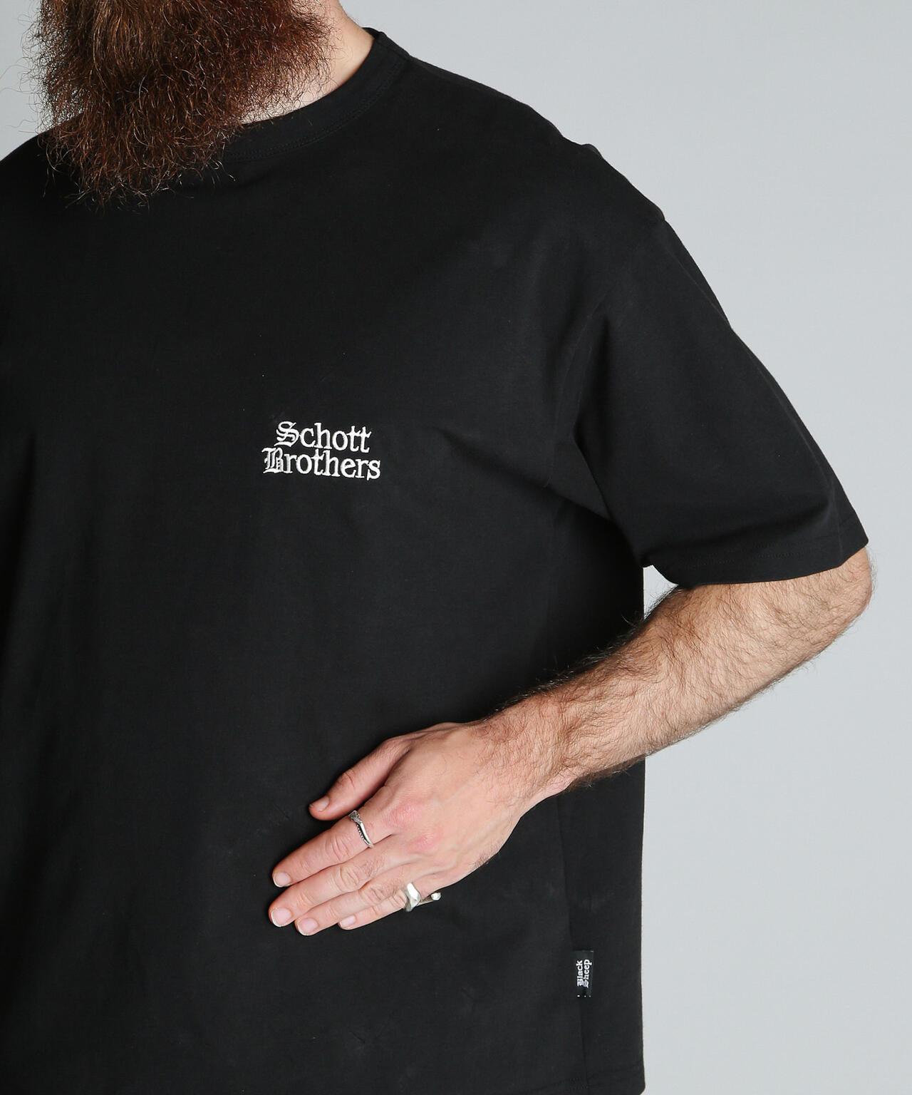 B.S. T-SHIRT 寬鬆 黑羊圖案 T恤
