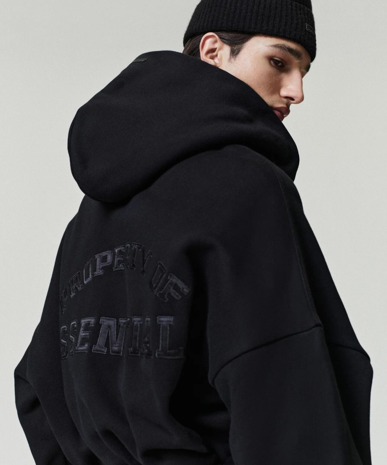 Fear of God ESSENTIALS/FOG エッセンシャルズ PROPERTY LOUNGE HALF ZIP HOODIE 半拉鍊連帽衛衣