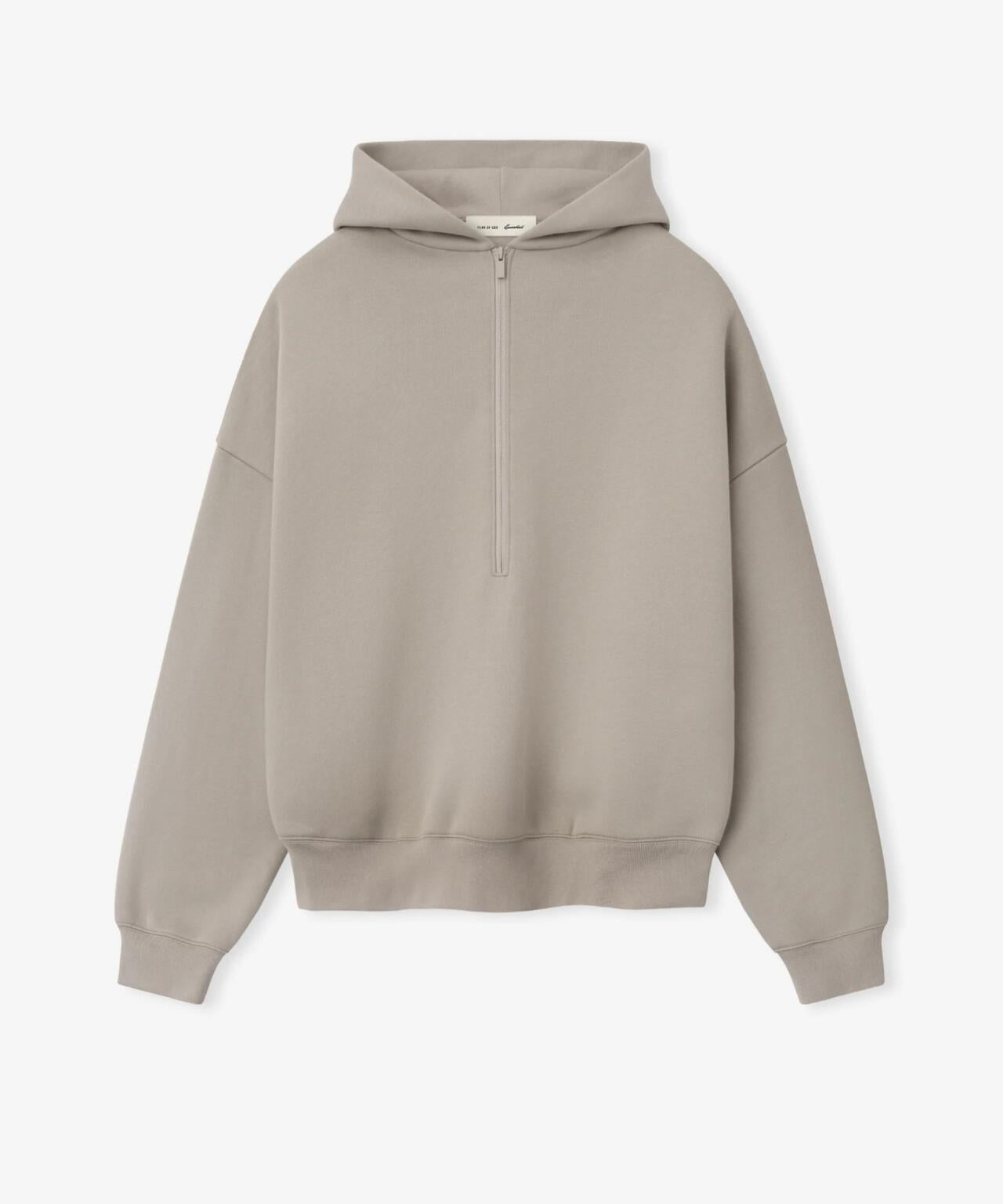 Fear of God ESSENTIALS/FOG エッセンシャルズ PROPERTY LOUNGE HALF ZIP HOODIE 半拉鍊連帽衛衣