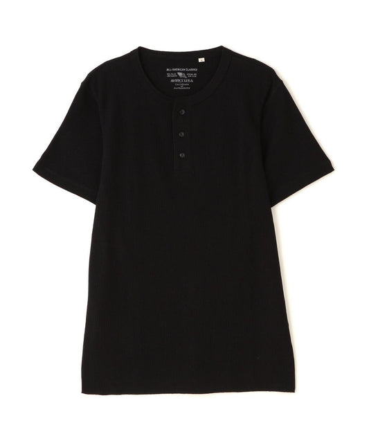 《DAILY/デイリー》 THERMAL HENRY NECK T-SHIRT