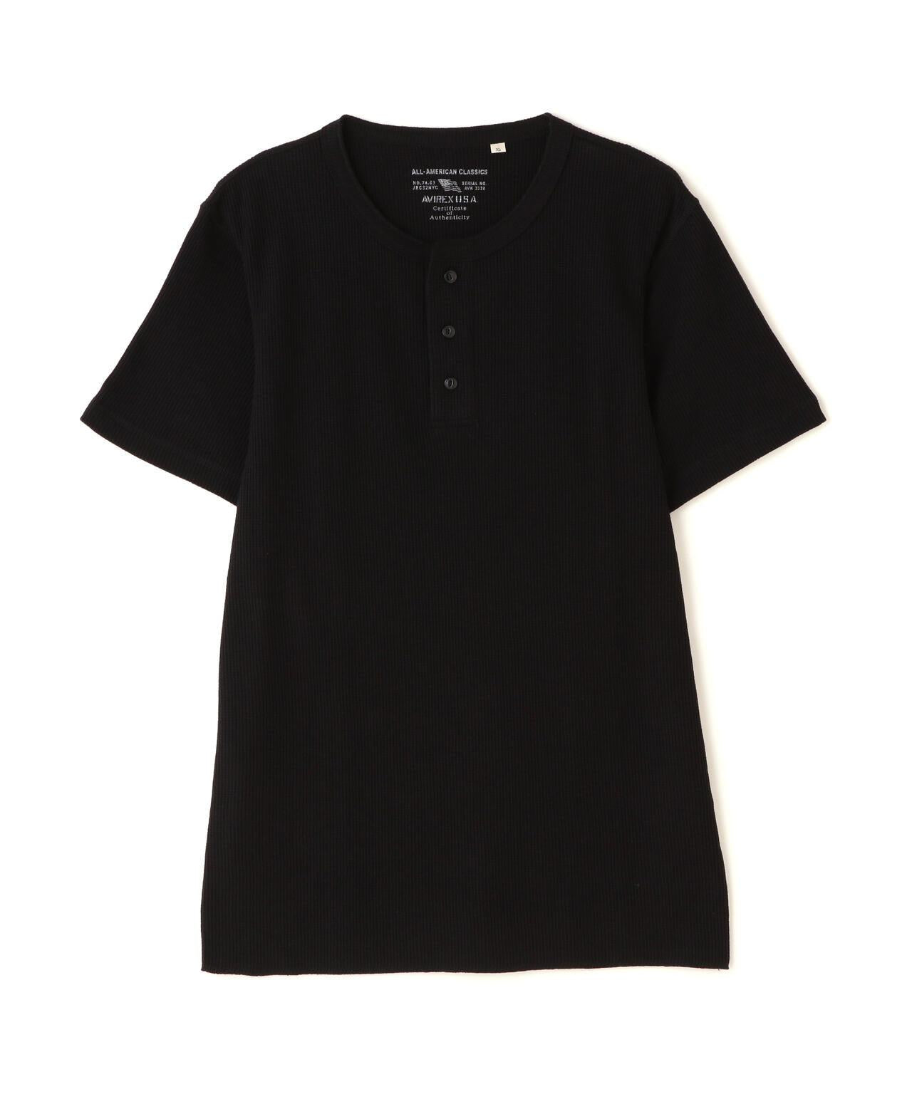 《DAILY/デイリー》 THERMAL HENRY NECK T-SHIRT
