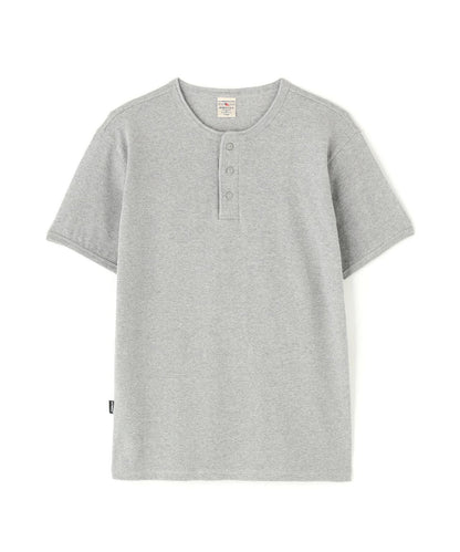 MINI WAFFLE HENRY NECK T恤