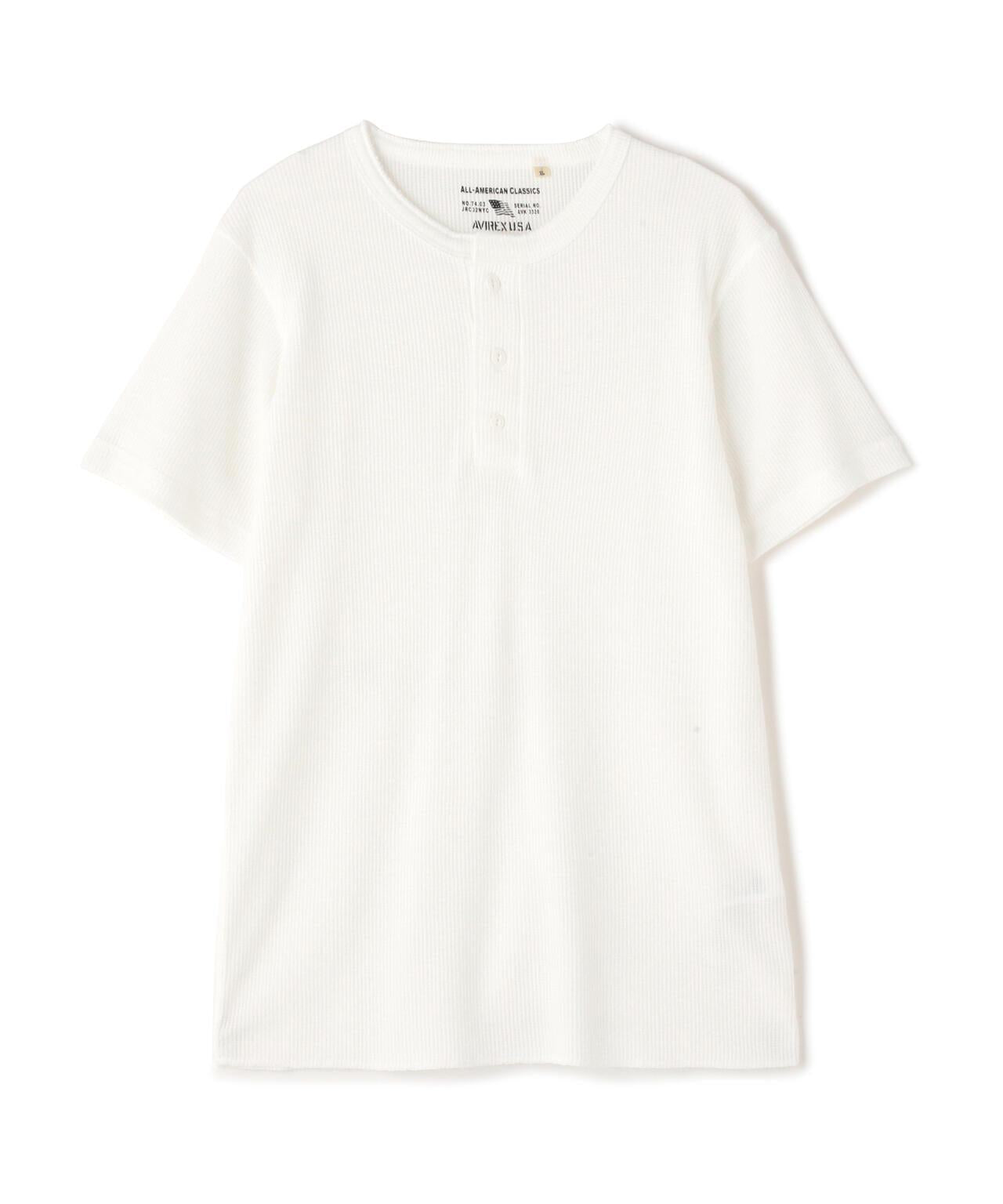 《DAILY/デイリー》 THERMAL HENRY NECK T-SHIRT