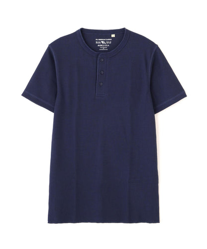 《DAILY/デイリー》 THERMAL HENRY NECK T-SHIRT