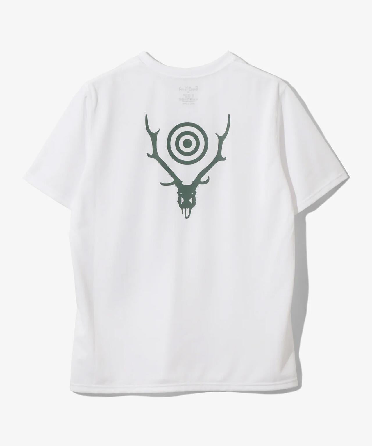 SOUTH2 WEST8 SS CREW NECK T SKULL&TARGET 骷髏靶心圖案圓領短袖T恤