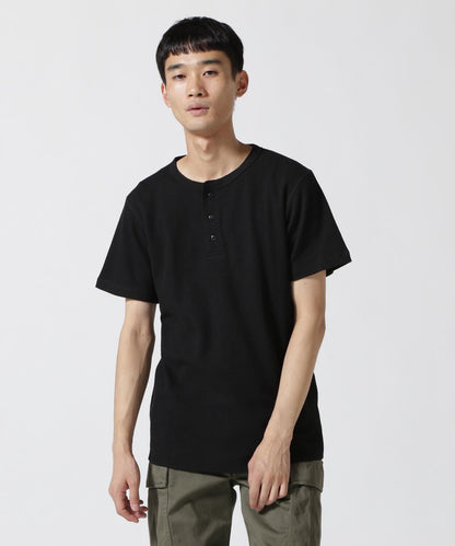 《DAILY/デイリー》 THERMAL HENRY NECK T-SHIRT