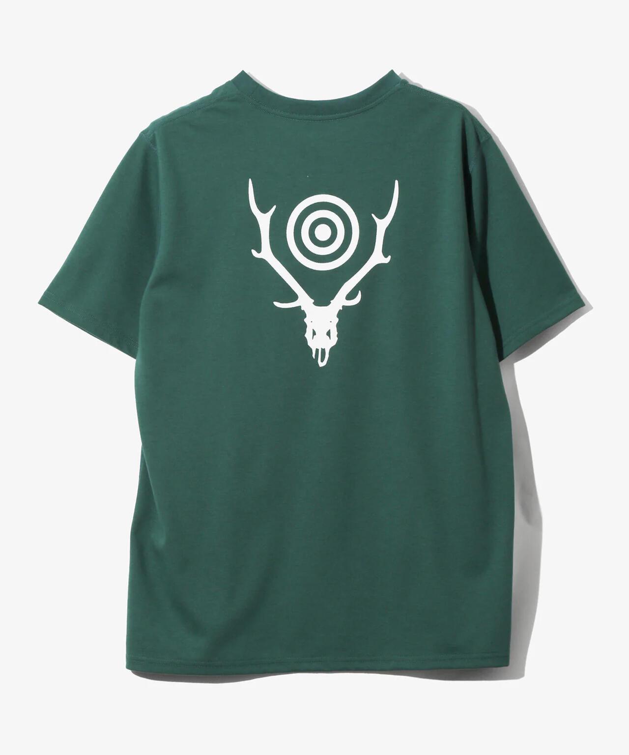 SOUTH2 WEST8 SS CREW NECK T SKULL&TARGET 骷髏靶心圖案圓領短袖T恤