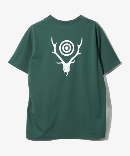 SOUTH2 WEST8 SS CREW NECK T SKULL&TARGET 骷髏靶心圖案圓領短袖T恤