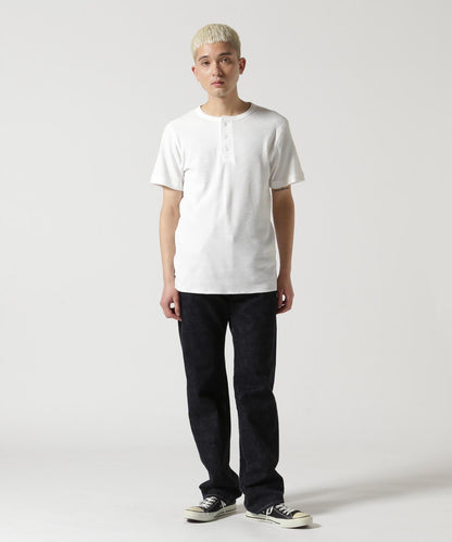 《DAILY/デイリー》 THERMAL HENRY NECK T-SHIRT