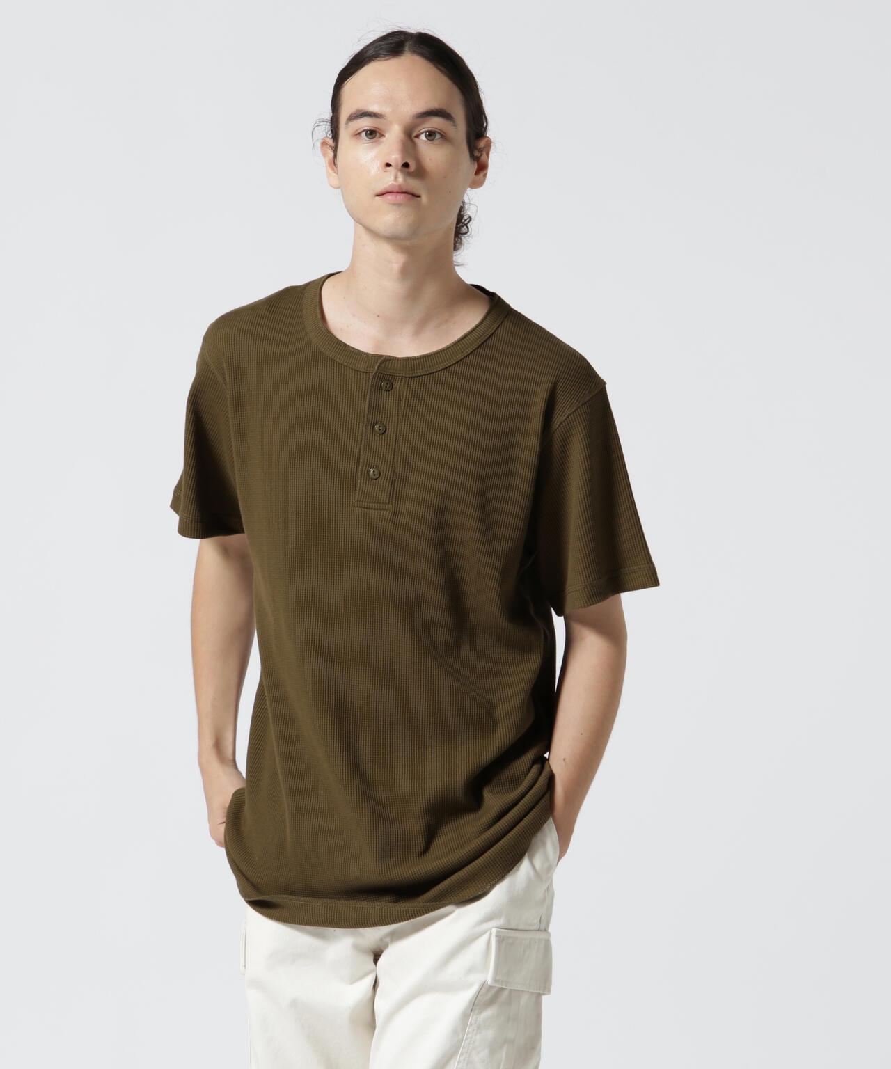《DAILY/デイリー》 THERMAL HENRY NECK T-SHIRT