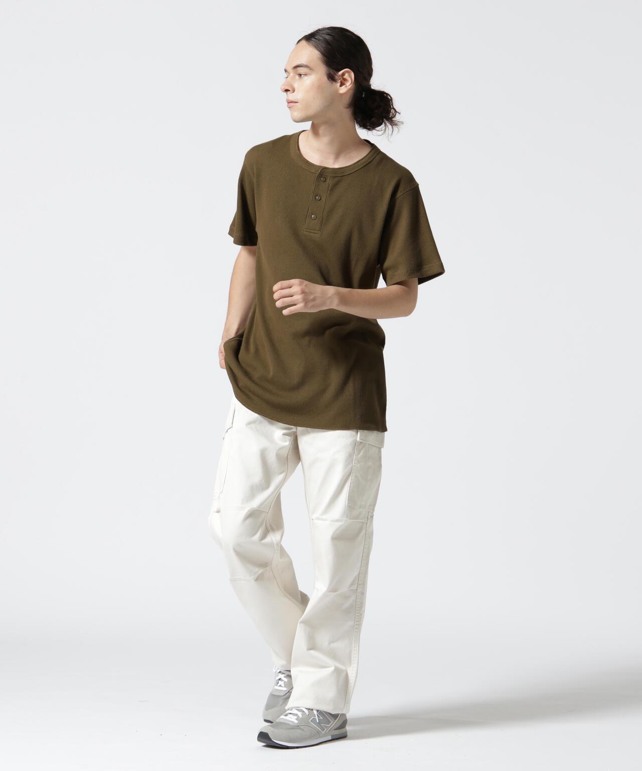 《DAILY/デイリー》 THERMAL HENRY NECK T-SHIRT