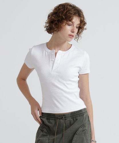 《DAILY/WOMAN》 S/S HENLEY NECK T-SHIRT T恤
