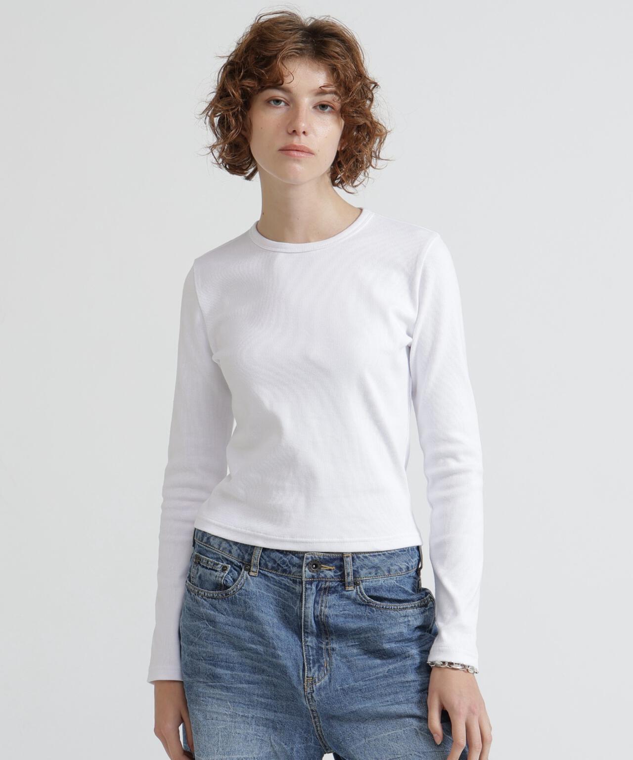 DAILY/WOMAN L/S 圓領T恤