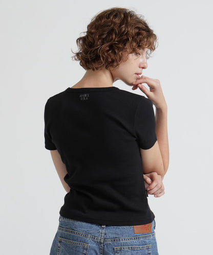 《DAILY/WOMAN》 S/S HENLEY NECK T-SHIRT T恤