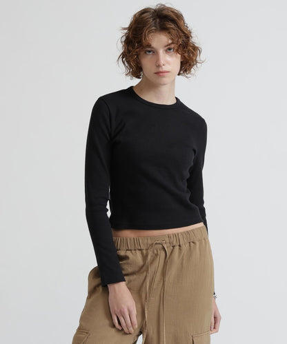 DAILY/WOMAN L/S 圓領T恤