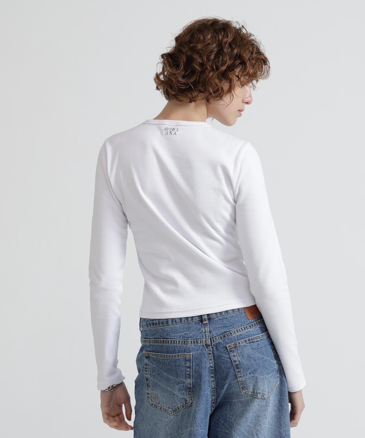 DAILY/WOMAN L/S 圓領T恤