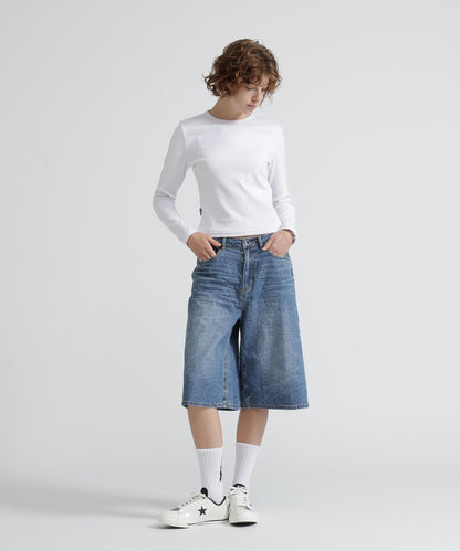DAILY/WOMAN L/S 圓領T恤