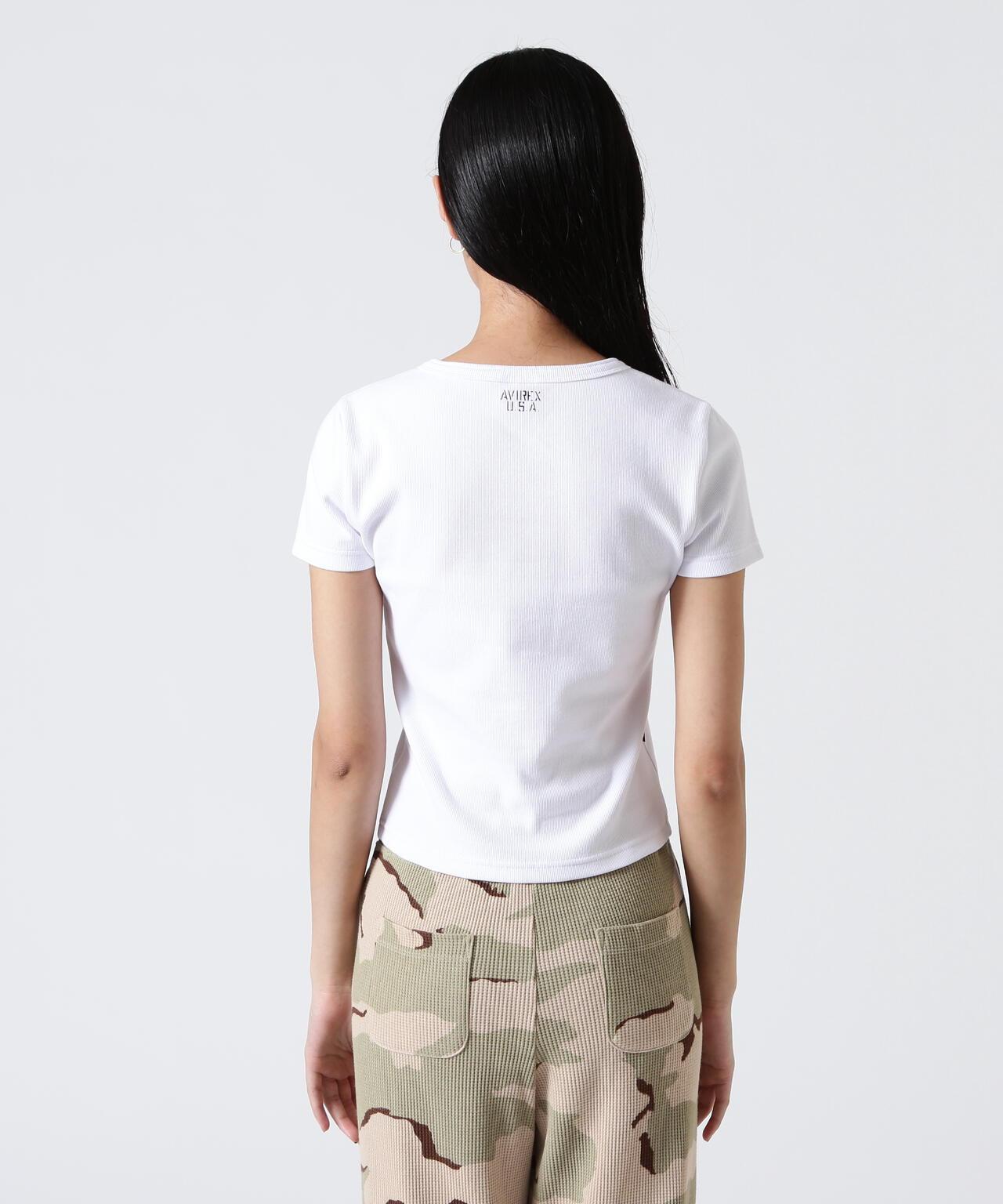 《DAILY/WOMAN》 S/S HENLEY NECK T-SHIRT T恤