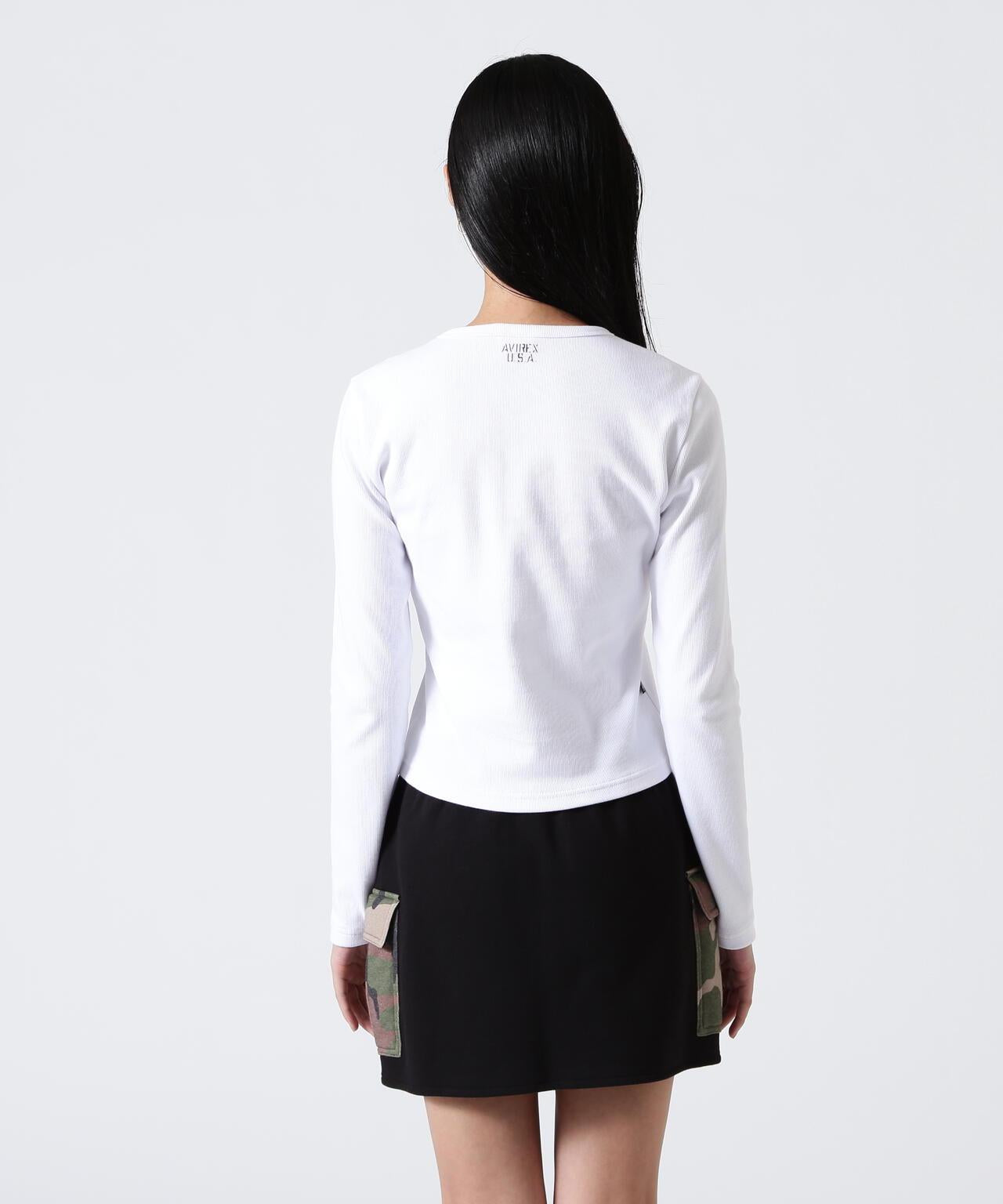 DAILY/WOMAN L/S 圓領T恤