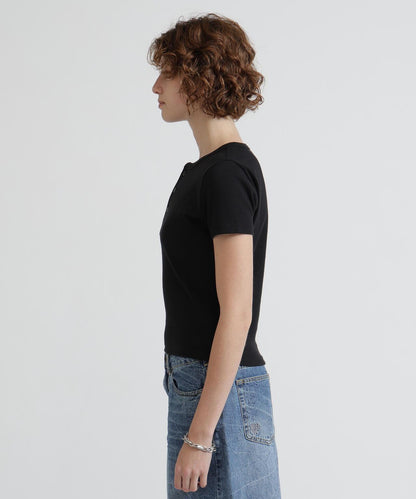 《DAILY/WOMAN》 S/S HENLEY NECK T-SHIRT T恤