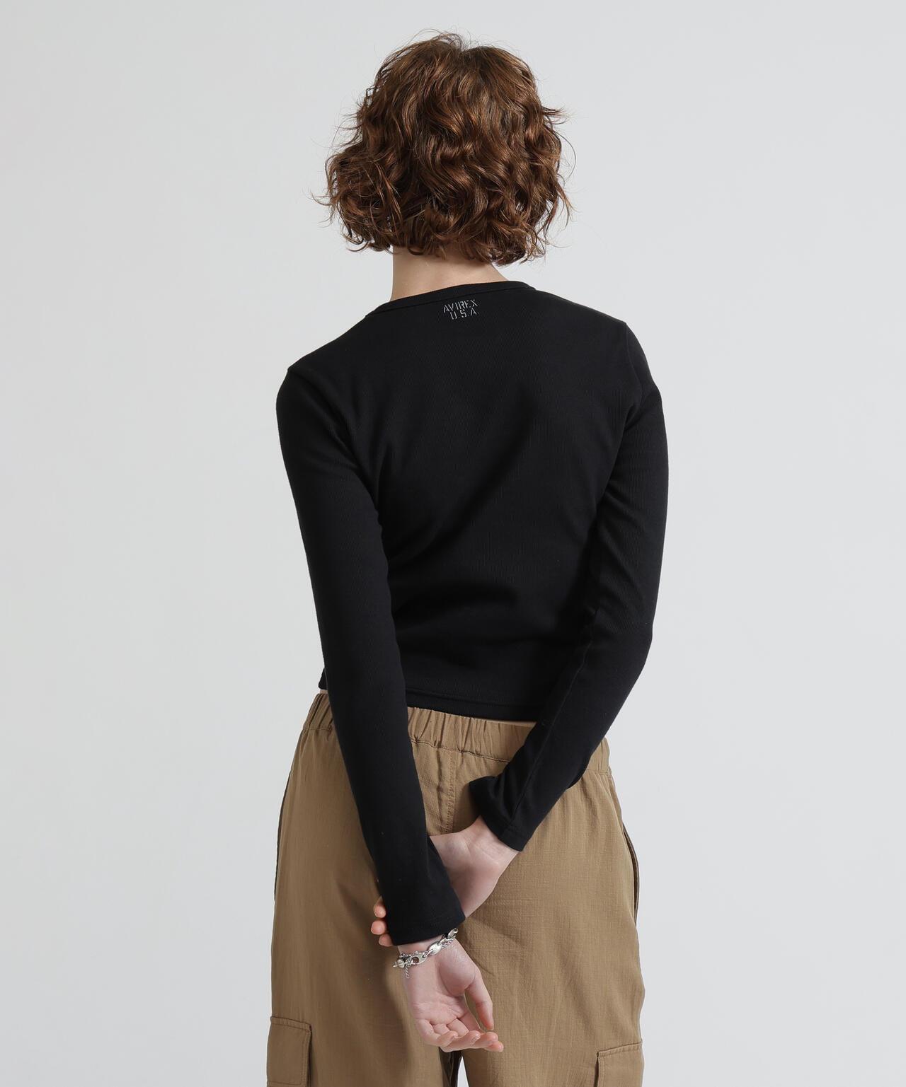 DAILY/WOMAN L/S 圓領T恤