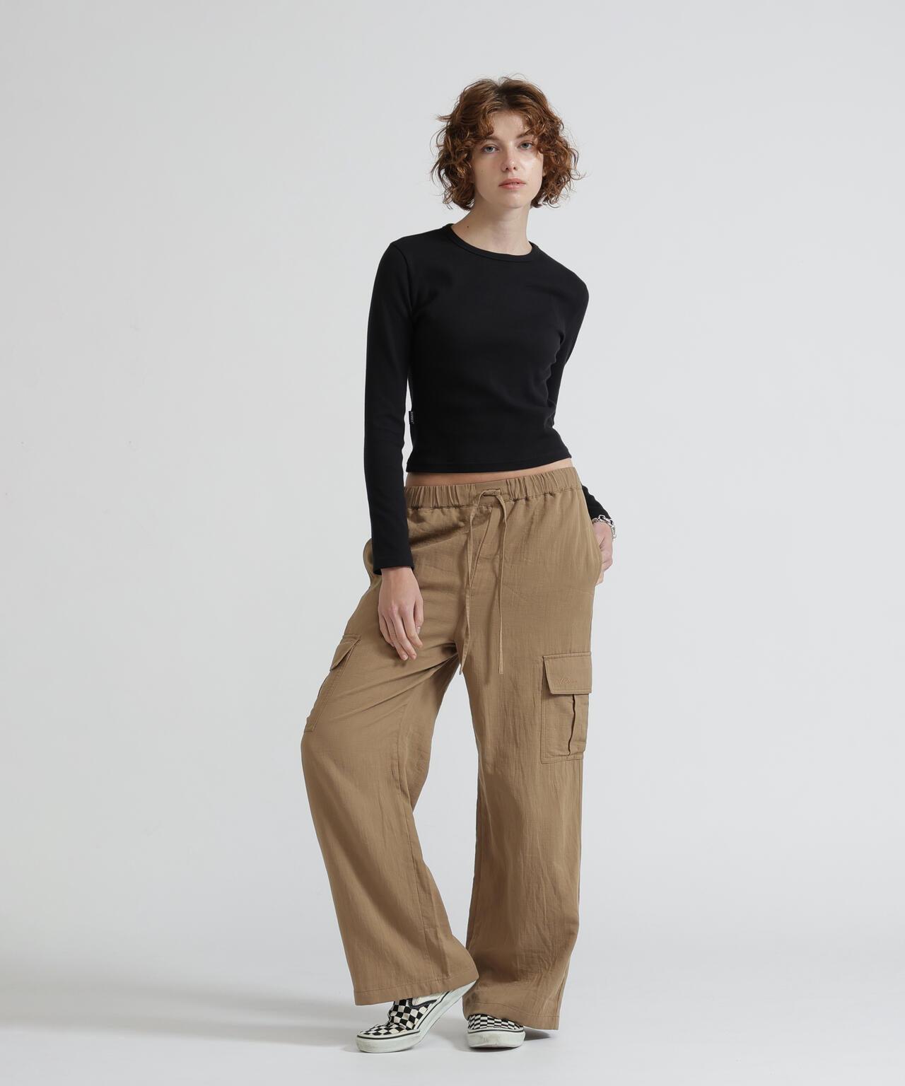 DAILY/WOMAN L/S 圓領T恤