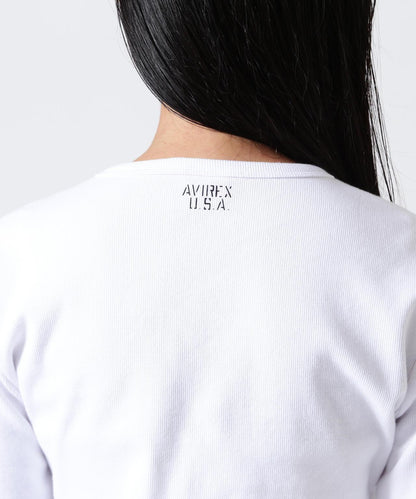 DAILY/WOMAN L/S 圓領T恤