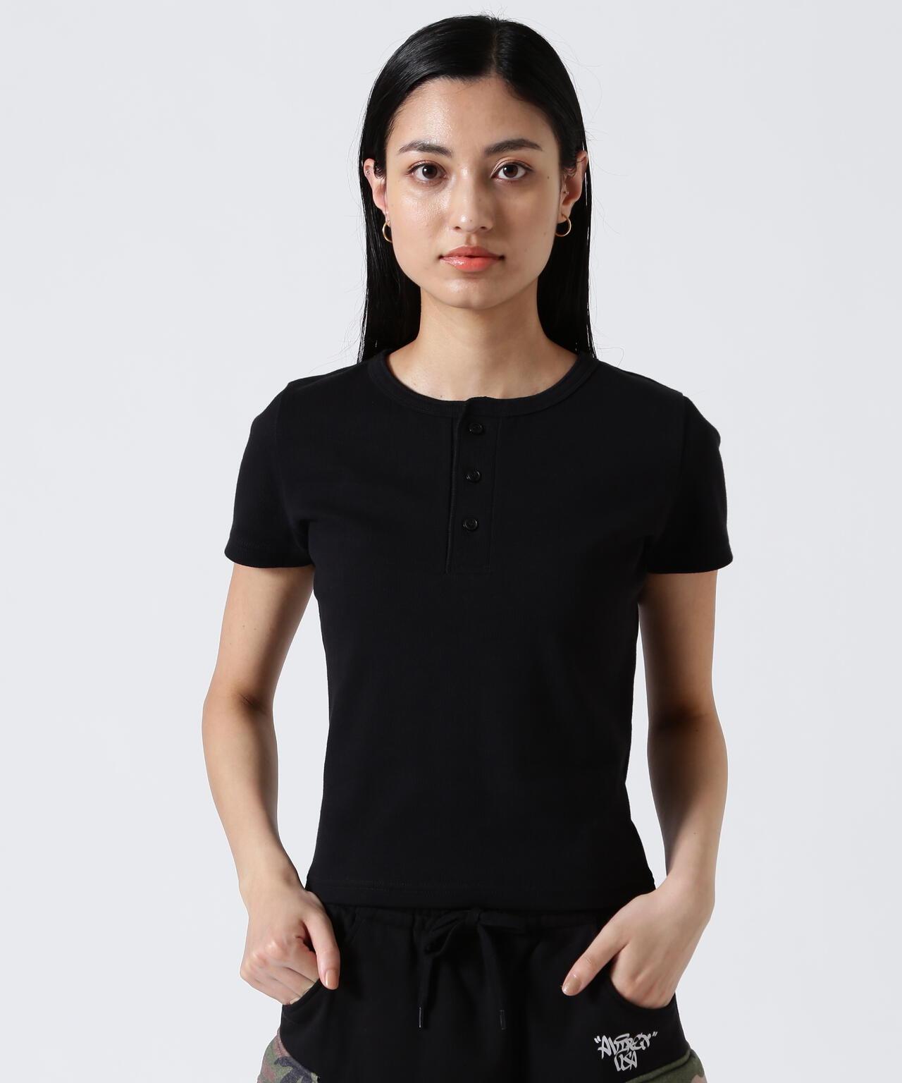 《DAILY/WOMAN》 S/S HENLEY NECK T-SHIRT T恤