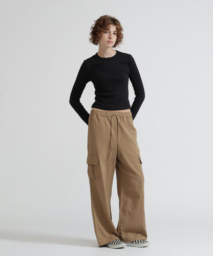 DAILY/WOMAN L/S 圓領T恤