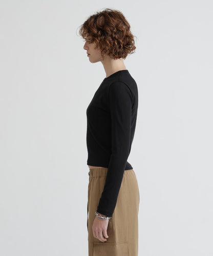DAILY/WOMAN L/S 圓領T恤