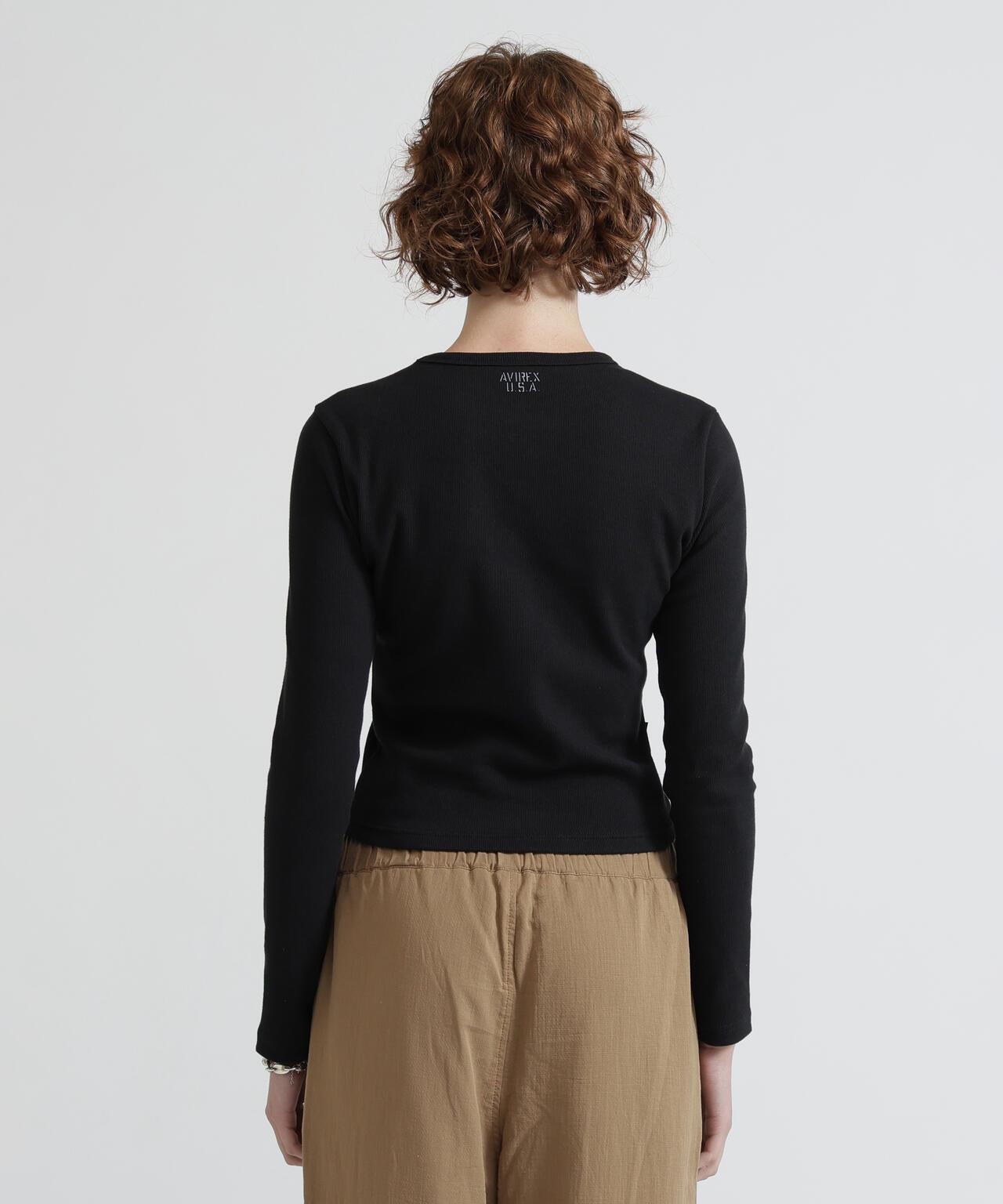 DAILY/WOMAN L/S 圓領T恤