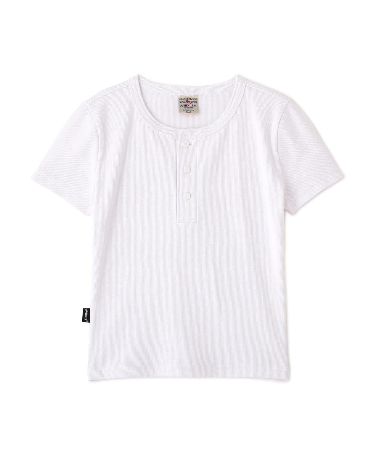 《DAILY/WOMAN》 S/S HENLEY NECK T-SHIRT T恤