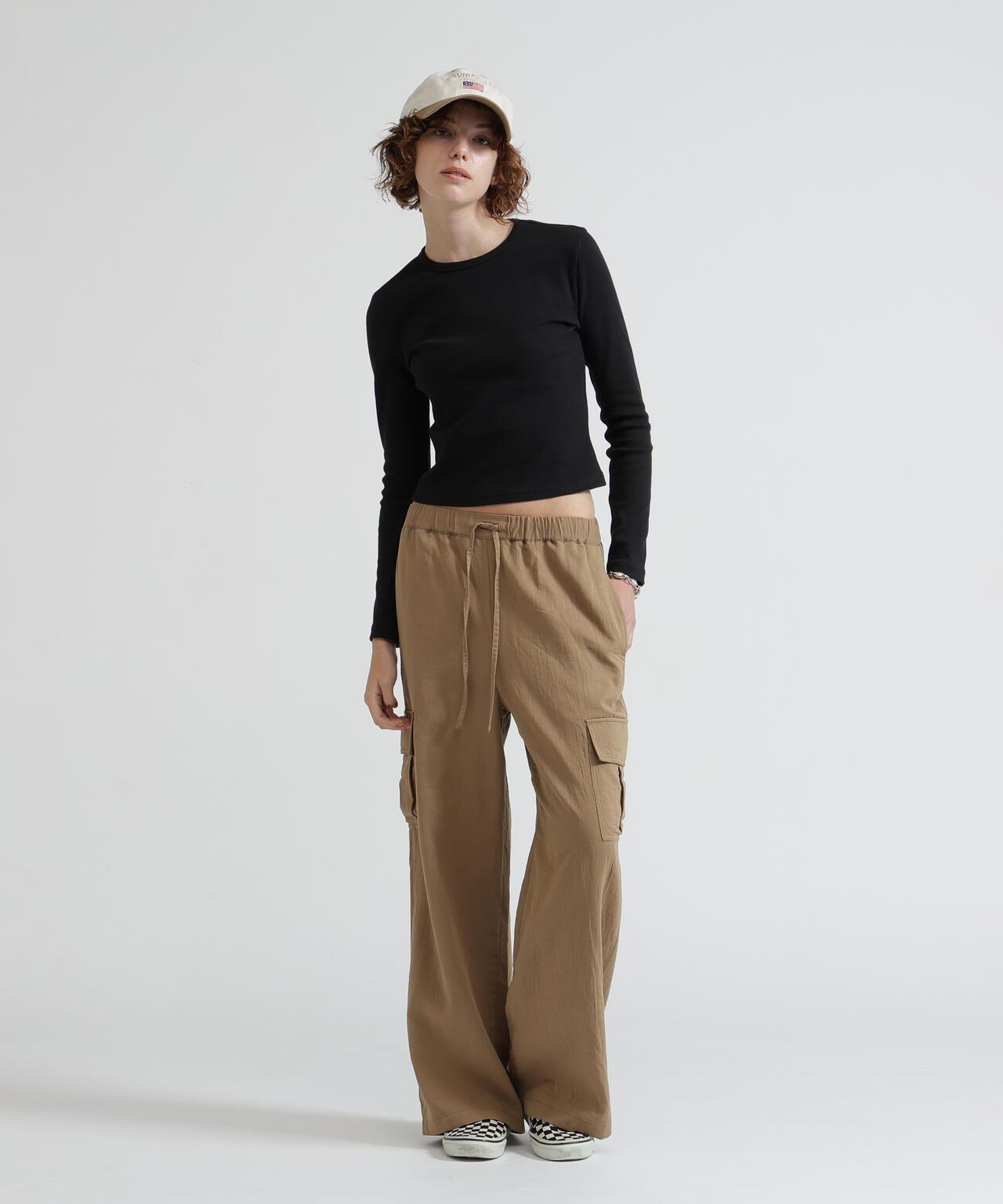 DAILY/WOMAN L/S 圓領T恤
