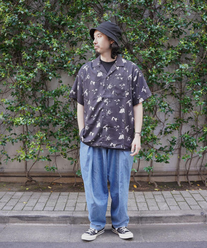 B omnivore DOG 狗圖案短袖襯衫
