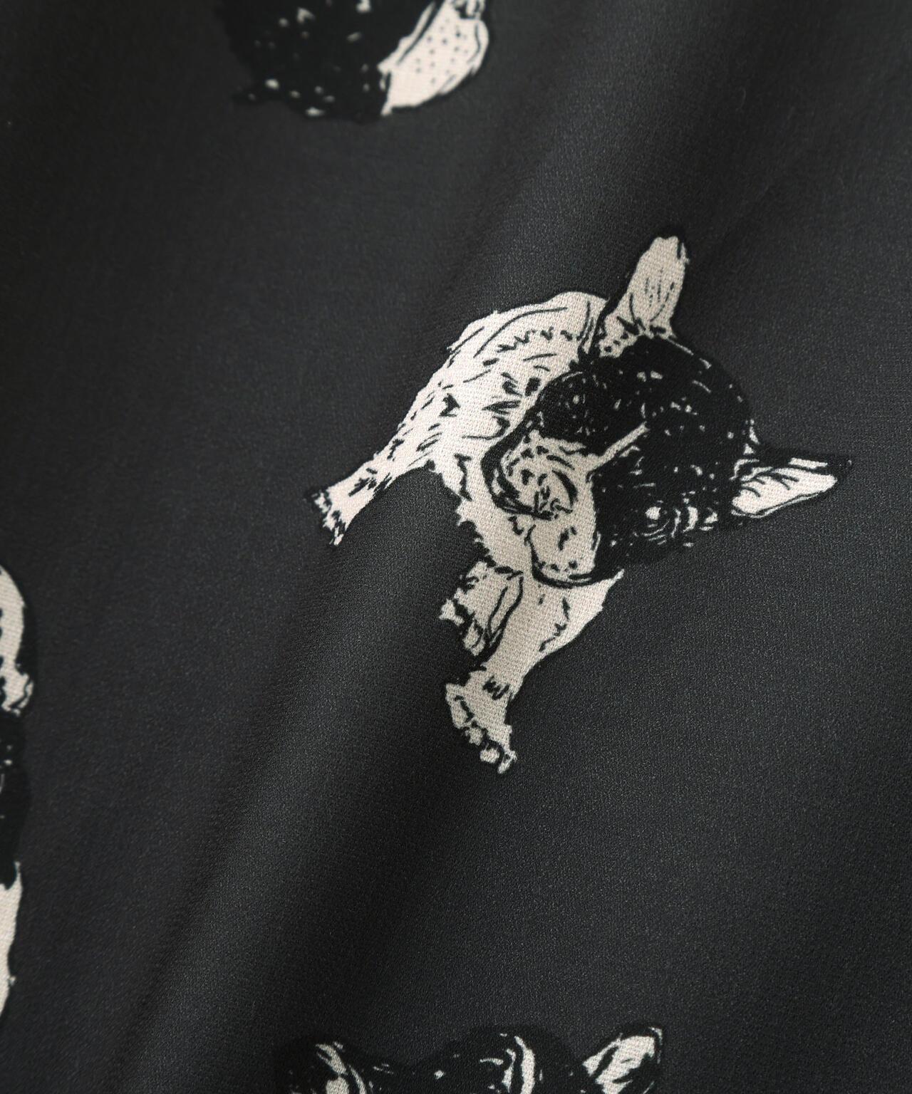 B omnivore DOG 狗圖案短袖襯衫