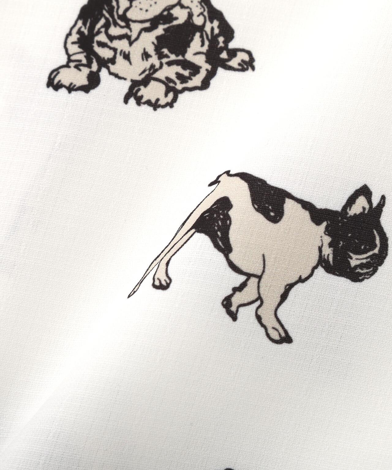 B omnivore DOG 狗圖案短袖襯衫