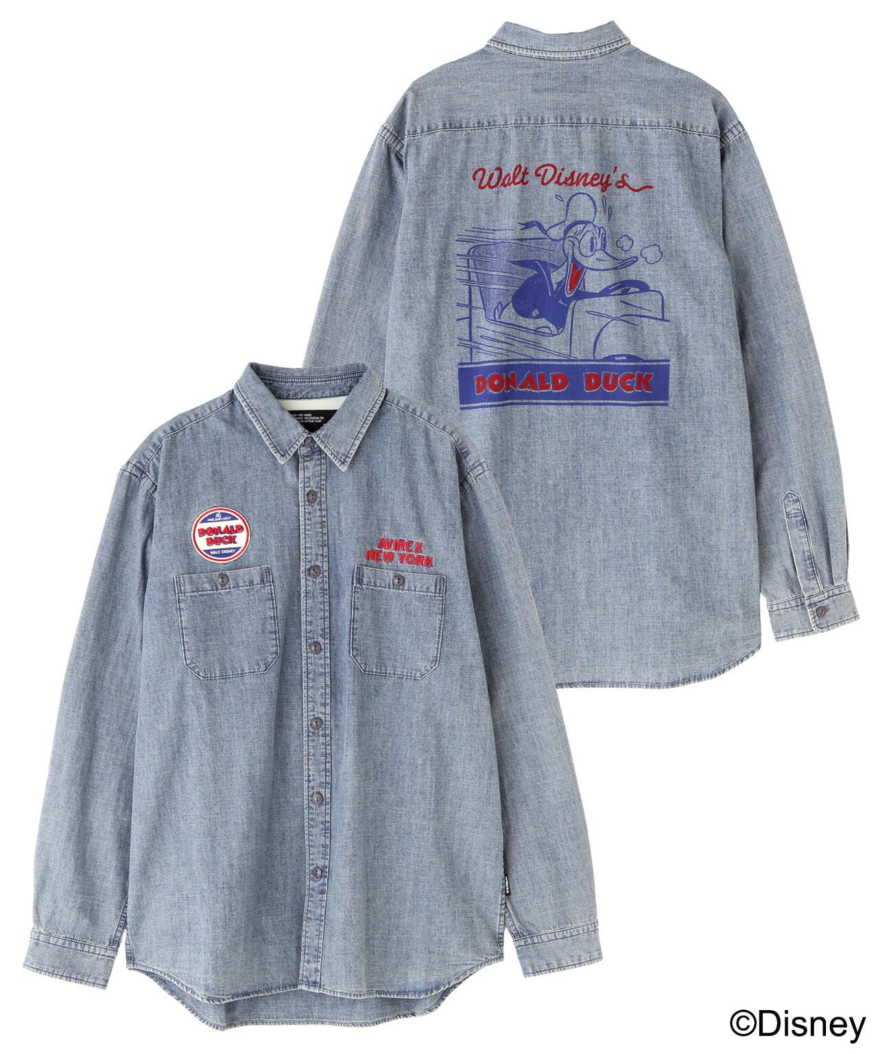 迪士尼（迪士尼） Collection CHAMBRAY SHIRT 牛仔襯衫