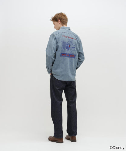 迪士尼（迪士尼） Collection CHAMBRAY SHIRT 牛仔襯衫