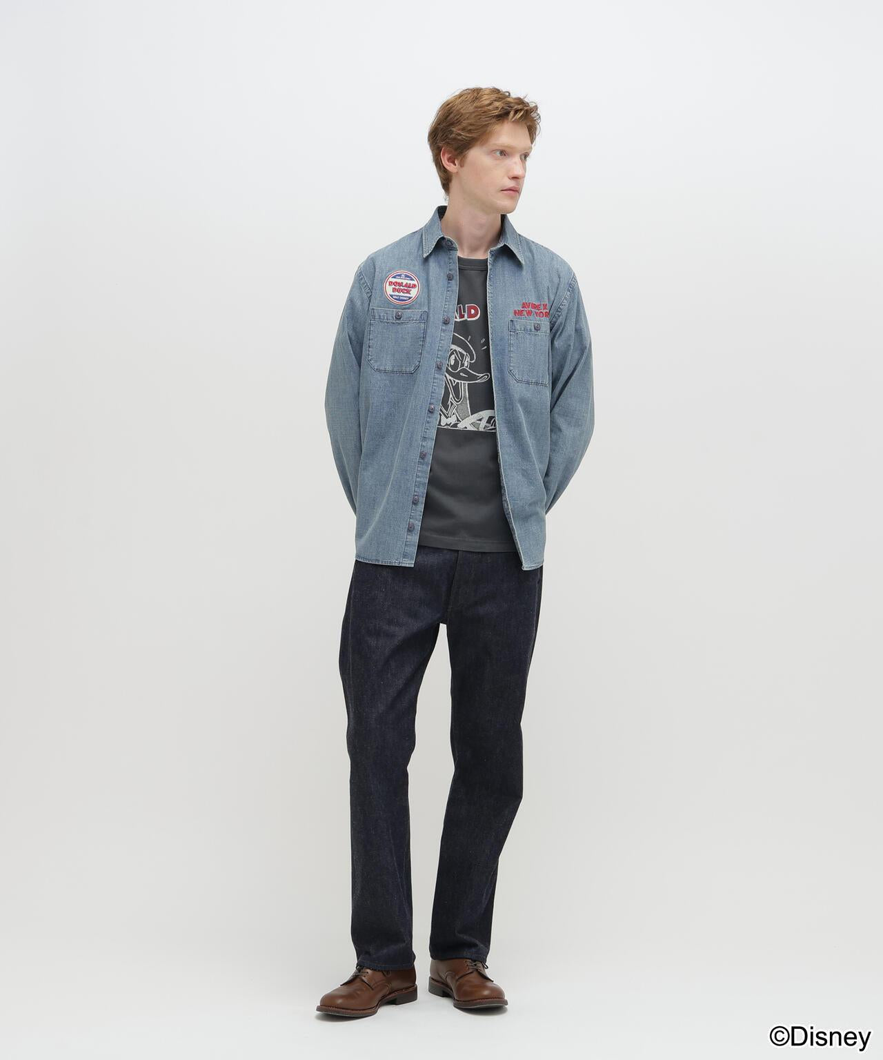 迪士尼（迪士尼） Collection CHAMBRAY SHIRT 牛仔襯衫