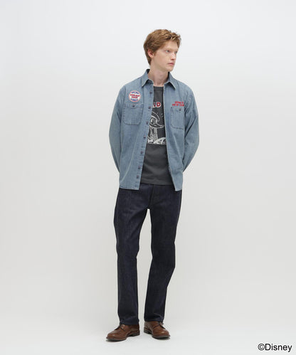 迪士尼（迪士尼） Collection CHAMBRAY SHIRT 牛仔襯衫