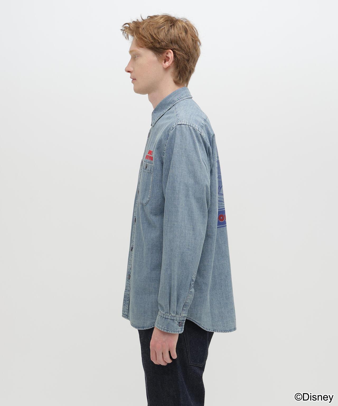 迪士尼（迪士尼） Collection CHAMBRAY SHIRT 牛仔襯衫