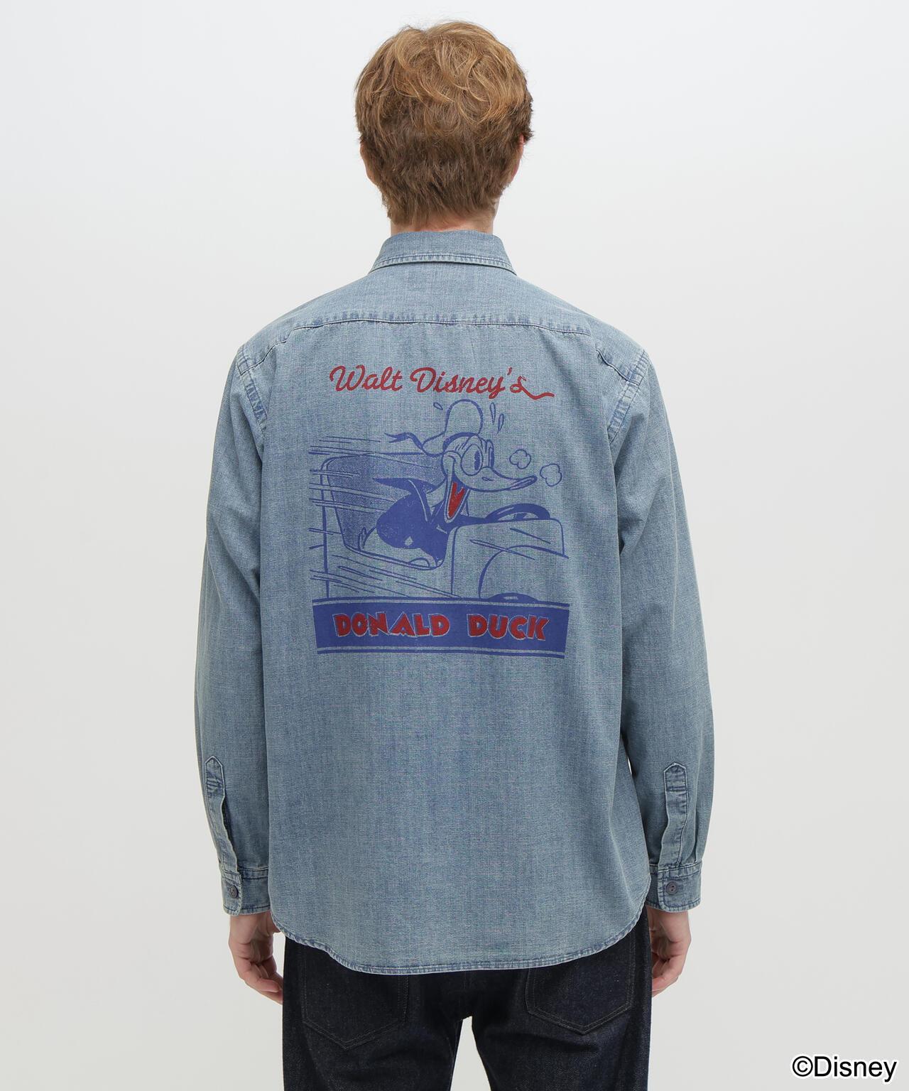 迪士尼（迪士尼） Collection CHAMBRAY SHIRT 牛仔襯衫