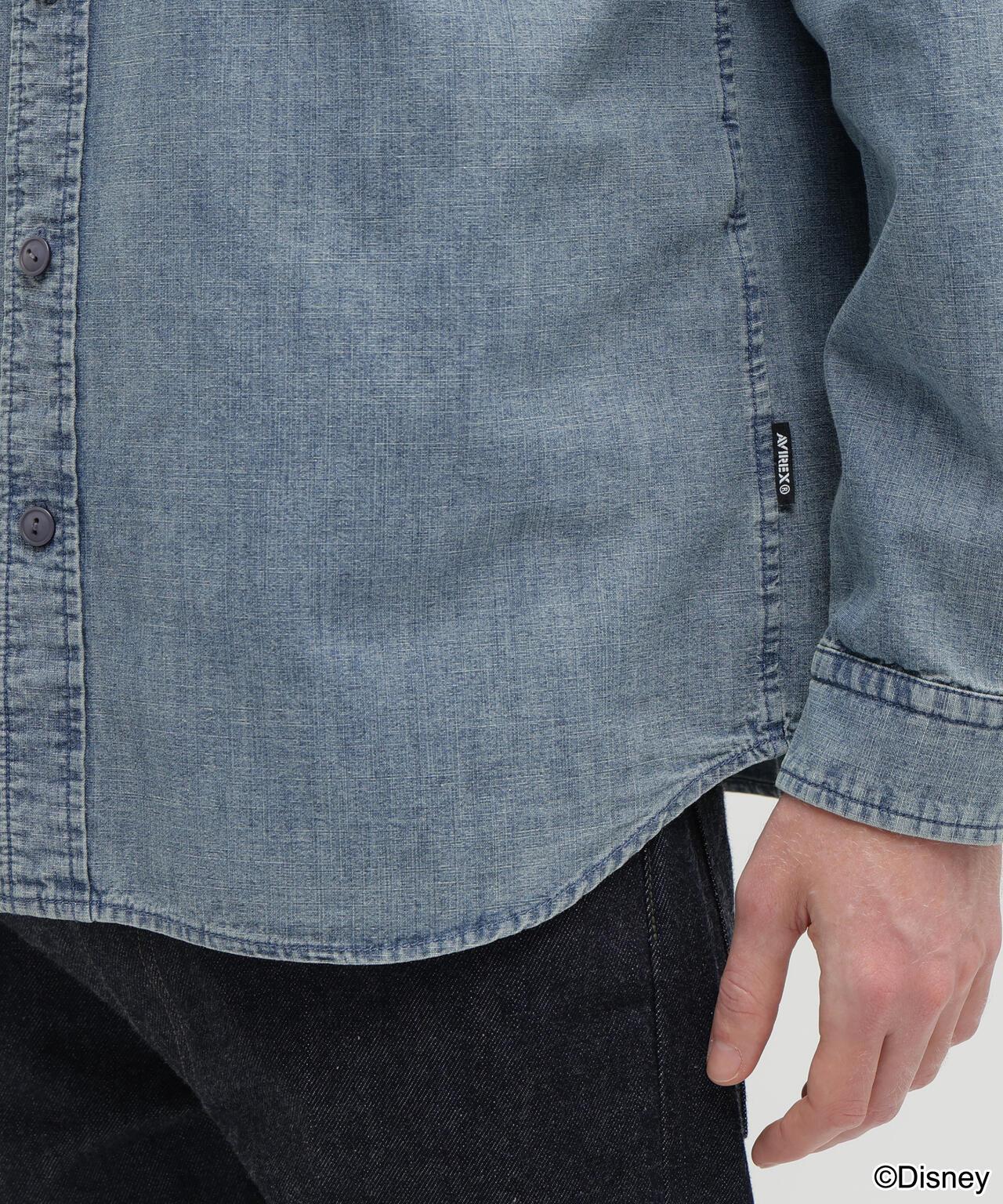 迪士尼（迪士尼） Collection CHAMBRAY SHIRT 牛仔襯衫
